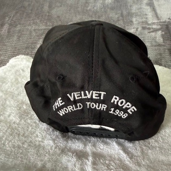 JANET JACKSON Velvet Rope Tour Cap 1999 Janet Jackson 1999 Tour